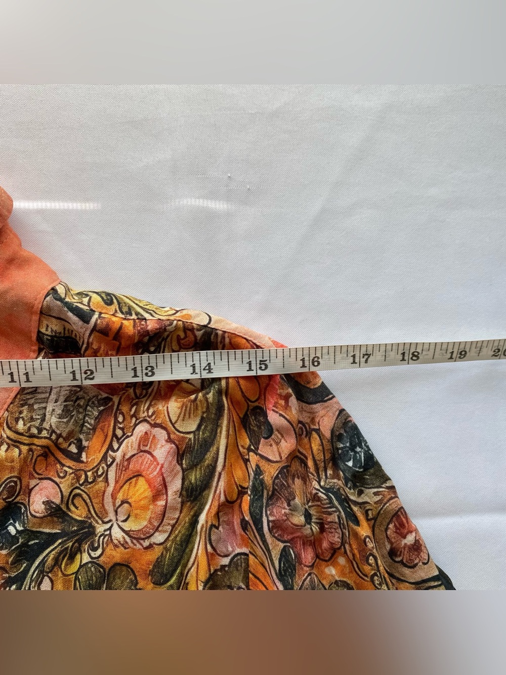 Natural Life Coral Floral Fiona Tunic Shirt Dress Size Medium Bohemian Indie - Picture 14 of 16